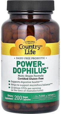 Thumbnail - Country Life, Power-Dophilus, 200 vegane Kapseln
