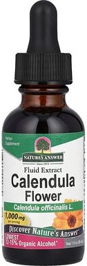 Thumbnail - Nature's Answer, Calendula Flower, Fluid Extract, flüssiger Ringelblumenblütenextrakt, geringster Alkoholgehalt, 1.000 m...