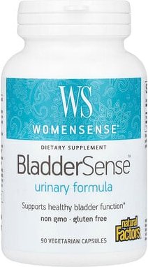 Natural Factors, WomenSense, BladderSense, 262 mg, 90 pflanzliche Kapseln