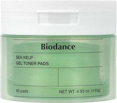 Biodance, Sea Kelp Gel Toner Pads, Gesichtswasser-Pads mit Seetang, 60 Pads