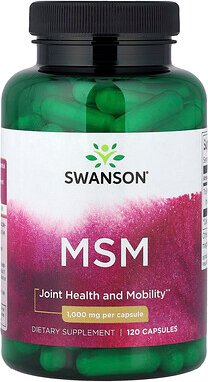 Swanson, MSM, 1.000 mg, 120 Kapseln