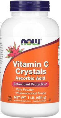 NOW Foods, Vitamin-C-Kristalle, 454 g (1 lb.)