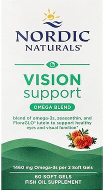 Nordic Naturals, Vision Support, Omega Blend, Unterstützung der Sehkraft, Omega-Mischung, 60 Weichkapseln