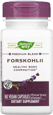 Nature's Way, Forskohlii, 125 mg, 60 vegane Kapseln