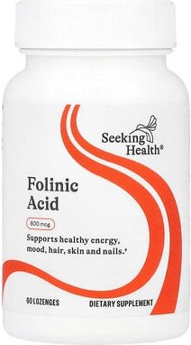 Seeking Health, Folinsäure, 800 mcg, 60 Lutschtabletten