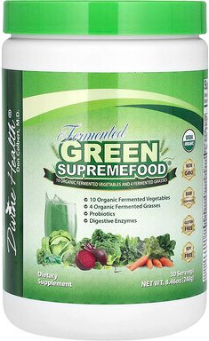 Divine Health, Fermented Green Supremefood®, fermentiertes grünes Supremefood®, 240 g (8,46 oz.)