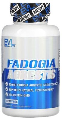 EVLution Nutrition, Fadogia Agrestis, Fadogia Agrestis, 600 mg, 30 vegetarische Kapseln