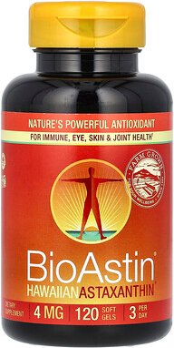 Nutrex Hawaii, BioAstin, Hawaiianisches Astaxanthin, 4 mg, 120 Weichkapseln