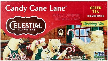 Celestial Seasonings, Feiertags-Grüntee, Candy Cane Lane®, koffeinfrei, 18 Teebeutel, 35 g (1,2 oz.)