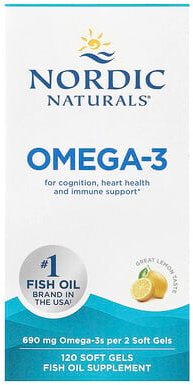 Thumbnail - Nordic Naturals, Omega-3, Great Lemon, Zitrone, 120 Weichkapseln (345 mg pro Weichkapsel)