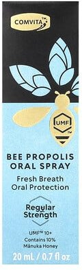 Comvita, Bee Propolis Oral Spray, Bienenpropolis-Mundspray, normale Stärke, UMF 10+, 20 ml (0,7 fl. oz.)