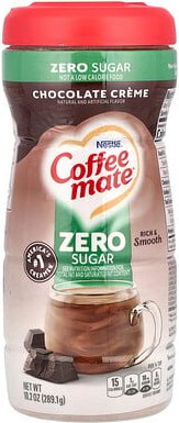 Coffee Mate, Kaffeeweißer in Pulverform, zuckerfrei, Schokoladencreme, 289,1 g (10,2 oz.)