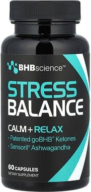 Real Ketones, BHB Science™, Stress Balance, gegen Stress und Gleichgewicht, 60 Kapseln