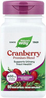 Nature's Way, Cranberry, Cranberry, 400 mg, 60 vegane Kapseln