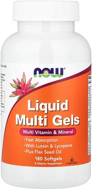 NOW Foods, Multi-Weichkapseln, 180 vegetarische Kapseln