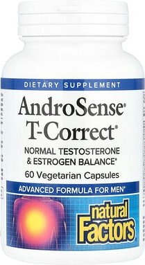 Natural Factors, AndroSense® T-Correct, 60 pflanzliche Kapseln