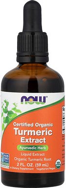 NOW Foods, Zertifiziertes Bio-Kurkumaextrakt, 59 ml (2 fl. oz.)