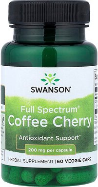 Swanson, Full Spectrum®, Coffee Cherry, Kaffeekirsche, 200 mg, 60 vegetarische Kapseln