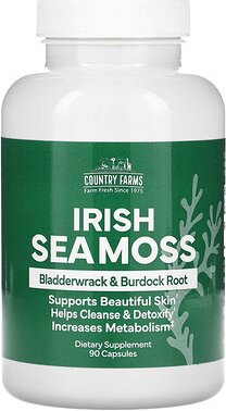 Country Farms, Irish Sea Moss, 90 Kapseln