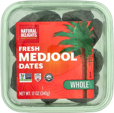 Natural Delights, Fresh Medjool Dates, frische Medjool-Datteln, ganz, 340 g (12 oz.)