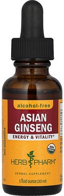 Herb Pharm, Asiatischer Ginseng, alkoholfrei, 30 ml (1 fl. oz.)