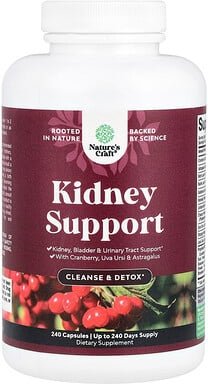 Nature's Craft, Kidney Support, Unterstützung der Nieren, 240 Kapseln