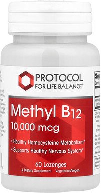 Protocol for Life Balance, Methyl B12, 10.000 mcg, 60 Lutschtabletten