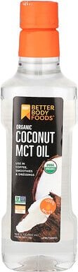 BetterBody Foods, Organic Coconut MCT Oil, Bio-Kokosnuss-MCT-Öl, 500 ml (16,9 fl. oz.)
