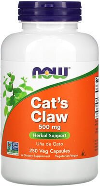 NOW Foods, Katzenkralle, 500 mg, 250 vegetarische Kapseln