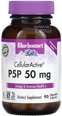 Thumbnail - Bluebonnet Nutrition, CellularActive P-5-P, 50 mg, 90 pflanzliche Kapseln
