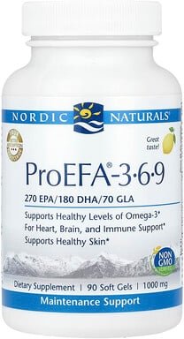 Thumbnail - Nordic Naturals, ProEFA-3-6-9, Zitrone, 1.000 mg, 90 Weichkapseln