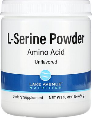 Lake Avenue Nutrition, L-Serine, L-Serin, geschmacksneutrales Pulver, 454 g (1 lb.)
