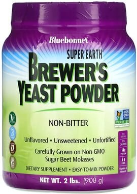 Bluebonnet Nutrition, Super Earth Backhefe, geschmacklos, 2 lb (908 g)