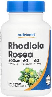 Nutricost, Rhodiola Rosea, 500 mg, 60 Capsules