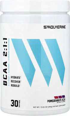 Swolverine, BCAA 2:1:1, Granatapfel-Açaí-Beere, 285 g (10,05 oz.)