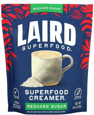 Thumbnail - Laird Superfood, Superfood Creamer, Reduzierter Zucker, 227 g (8 oz.)