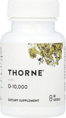 Thorne, D-10.000, 60 Kapseln (250 mcg pro Kapsel)