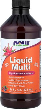 Thumbnail - NOW Foods, Liquid Multi, Wildbeerengeschmack, 473 ml (16 fl. oz.)