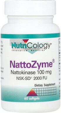 Nutricology, NattoZyme, 100 mg, 60 Weichkapseln