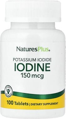 Thumbnail - NaturesPlus, Iodine, Jod, 150 mcg, 100 Tabletten