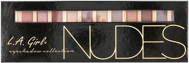L.A. Girl, Beauty Brick, Augenpalette mit 12 Farben, GES331 Nudes, 12 g (0,42 oz.)