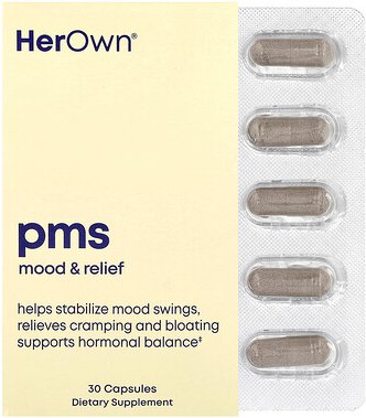 Her Own, PMS, Mood & Relief, Stimmung und Linderung, 30 Kapseln