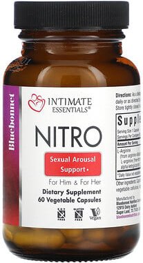 Bluebonnet Nutrition, Intimate Essentials, Nitro, für sie und ihn, 60 pflanzliche Kapseln (300 mg pro Kapsel)