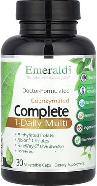 Thumbnail - Emerald Laboratories, CoEnzymated Complete 1-Daily Multi, 30 pflanzliche Kapseln