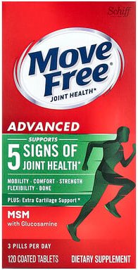 Schiff, Move Free® Joint Health, Ergänzungsmittel zur Gelenkunterstützung, Advanced, 120 beschichtete Tabletten