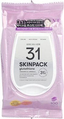 VT Cosmetics, 31 Skin Pack, Glutathion, 100 Tuchmasken