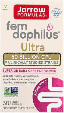 Jarrow Formulas, Fem-Dophilus® Ultra, 30 pflanzliche Kapseln