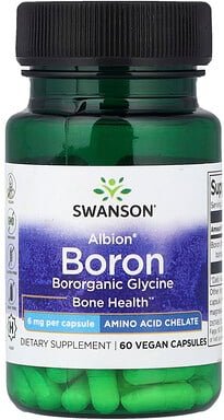 Thumbnail - Swanson, Albion® Boron, Ergänzungsmittel mit Bor, 6 mg, 60 vegane Kapseln