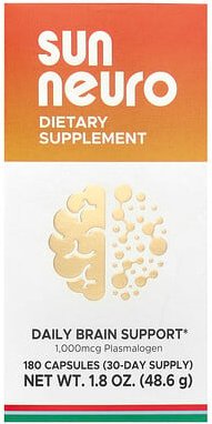 Sun Chlorella, Sun Neuro, Ergänzungsmittel zur Gehirnunterstützung, 180 Kapseln (166 mcg pro Kapsel)
