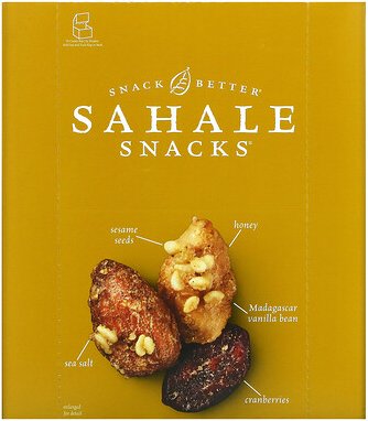 Sahale Snacks, Glazed Mix, Honig-Mandeln, 9 Päckchen, je 1,5 oz (42,5 g)